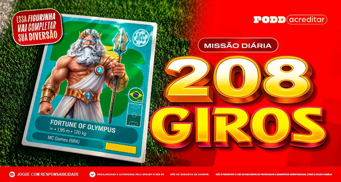 Imagem ilustrativa das missões do Fortune Of Olympus na MC Games