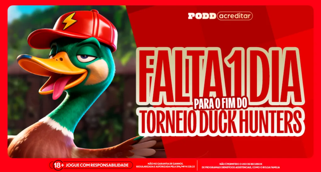 Imagem ilustrativa do Torneio Semanal Duck Hunters Happy Hour da MC Games
