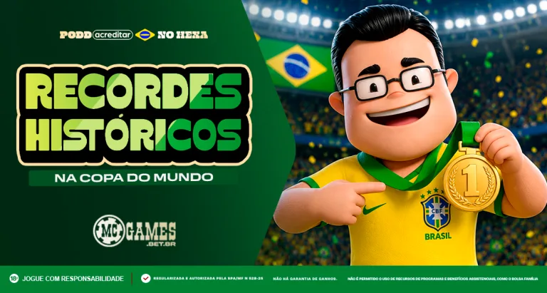 Imagem ilustrativa sobre os recordes da história da Copa do Mundo