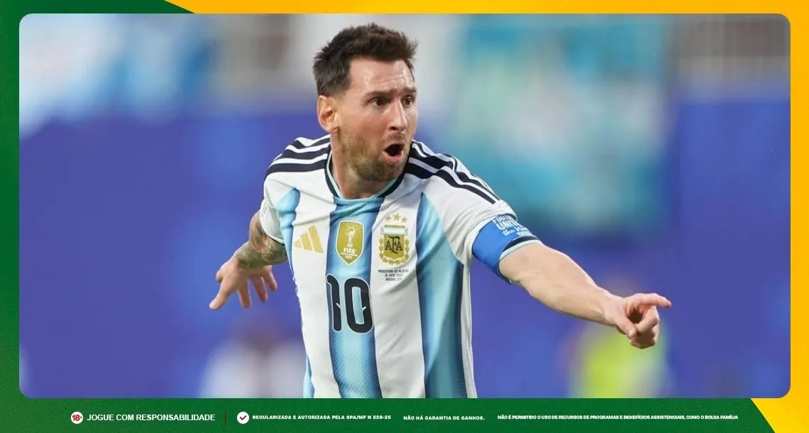 Imagem ilustrativa de Messi, atacante da Argentina. Foto: Instagram/Messi