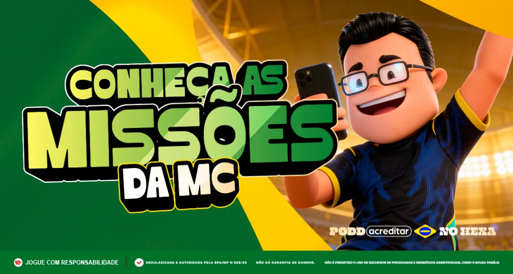 Imagem ilustrativas sobre as missões da MC Games