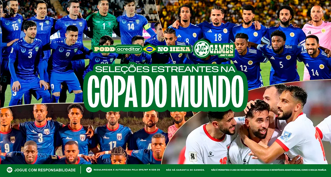 Imagem ilustrativa das seleções estreantes na Copa do Mundo 2026
