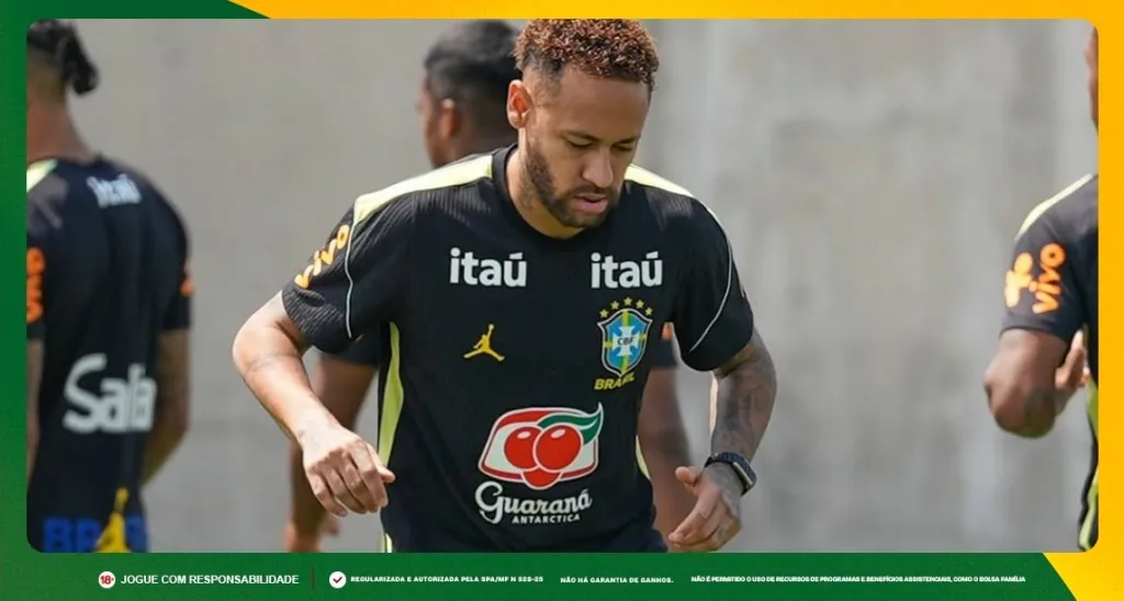 Imagem ilustrativa de Neymar, camisa 10 do Brasil. Foto: Instagram/CBF