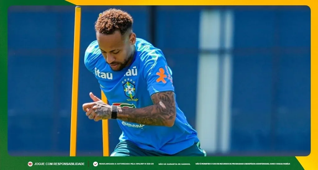 Imagem ilustrativa de Neymar, meia do Brasil. Foto: Instagram/Brasil