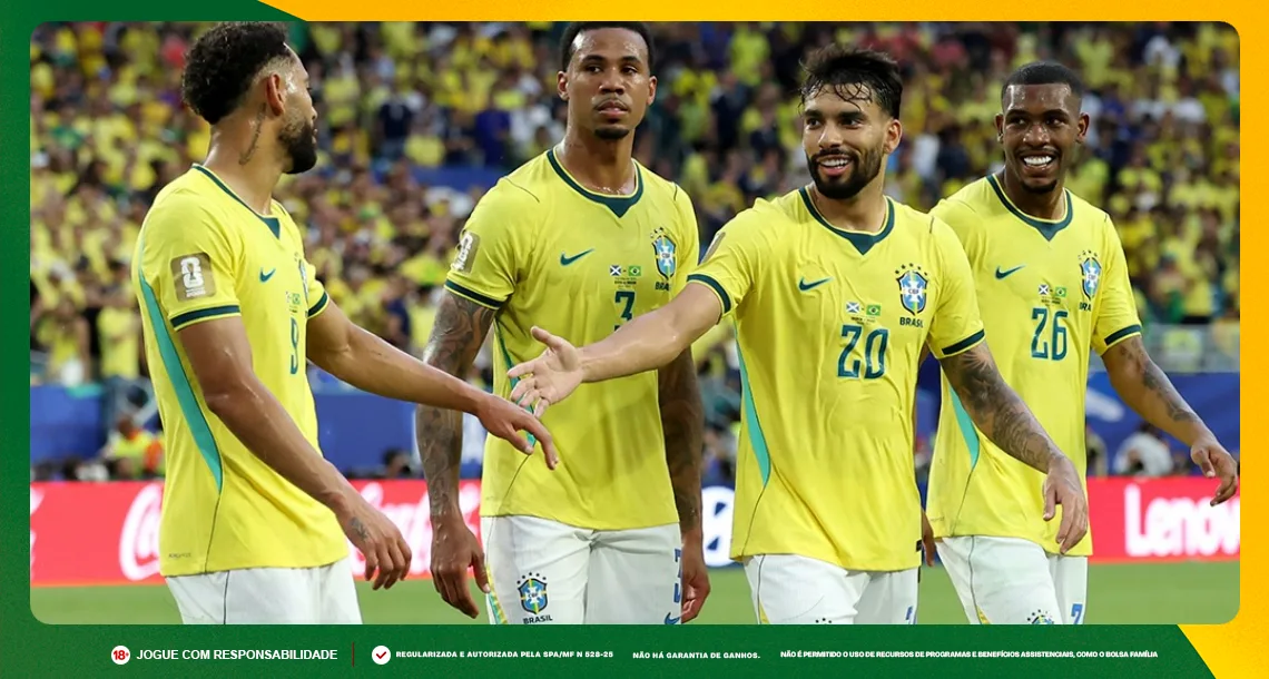 Imagem ilustrativa de jogadores da Seleção Brasileira. Foto: Rafael Ribeiro/CBF