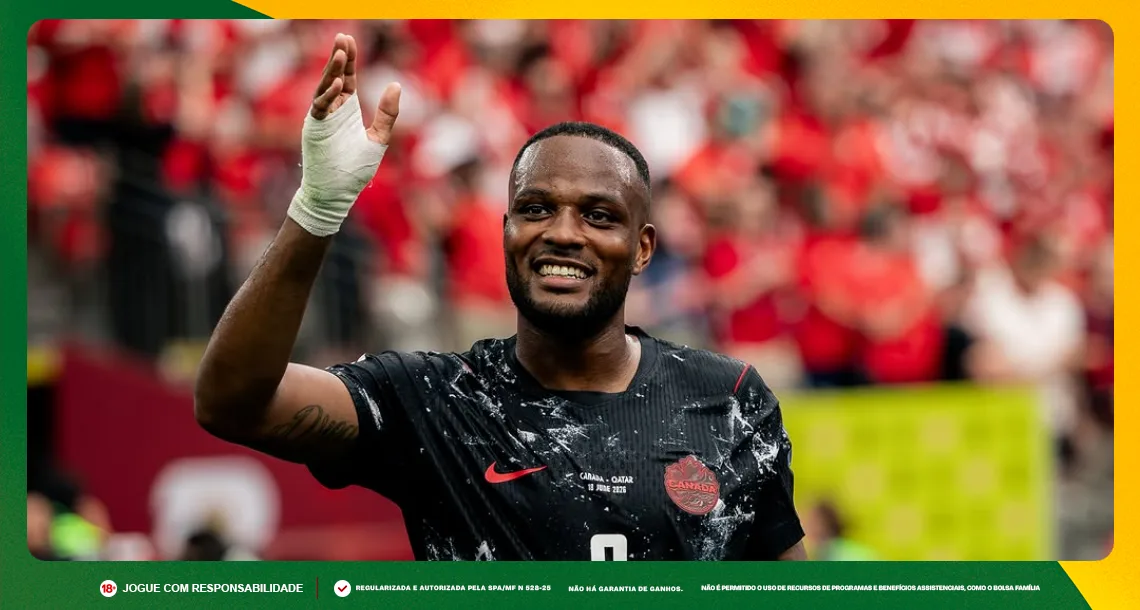 Imagem ilustrativa de Larin, atacante do Canadá. Foto: Instagram/Canadá