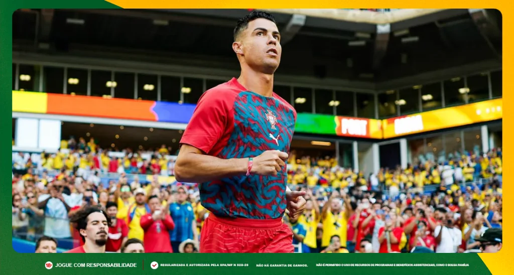 Imagem ilustrativa de Cristiano Ronaldo, atacante de Portugal. Foto: Instagram/Portugal