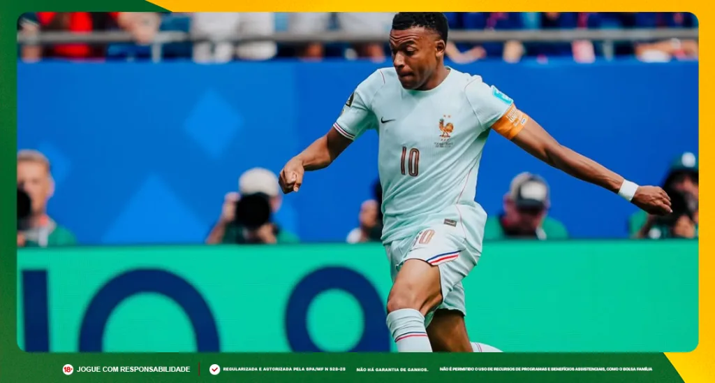 Imagem ilustrativa de Mbappé, atacante da França. Foto: Instagram/Mbappé