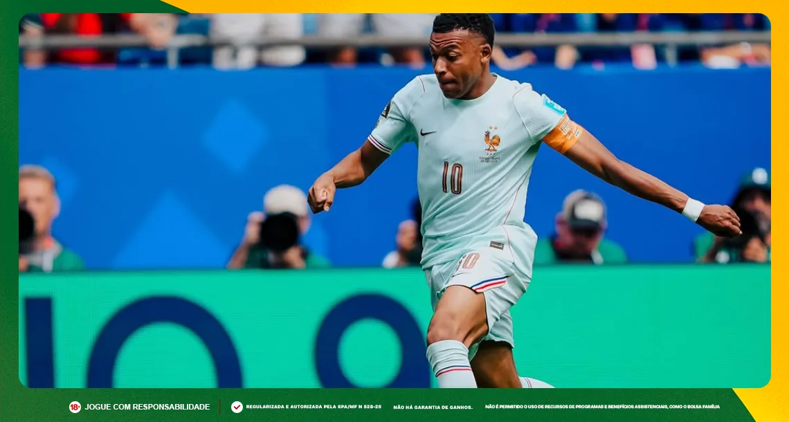 Imagem ilustrativa de Mbappé, atacante da França. Foto: Instagram/Mbappé