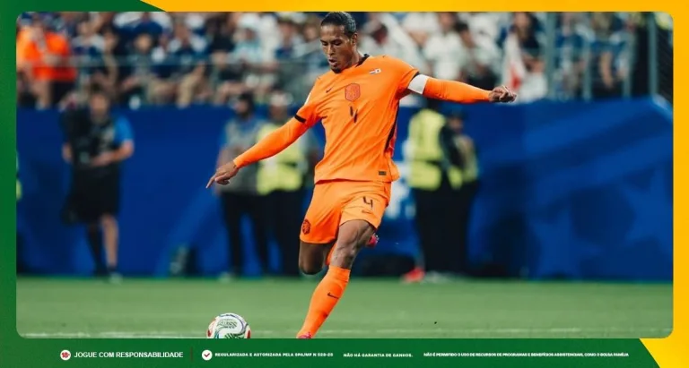 Imagem ilustrativa de Van Dijk, zagueiro da Holanda. Foto: Instagram/Holanda