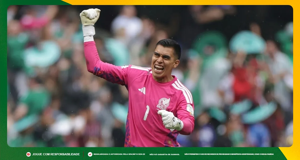Imagem ilustrativa do goleiro Raúl Rangel do México. Foto: Instagram/Seleção Mexicana