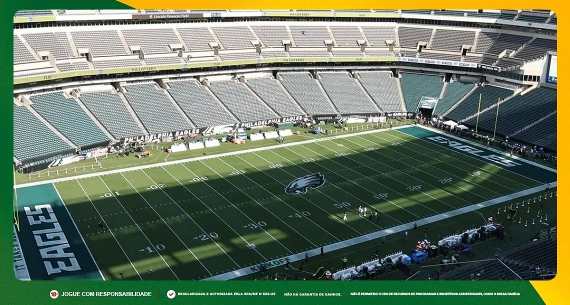 Imagem ilustrativa do estádio Lincoln Financial Field. Foto: Instagram/Lincoln Financial Field