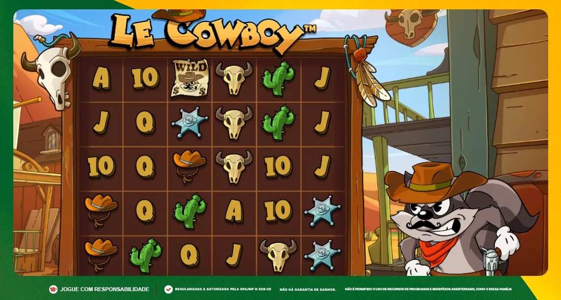 Imagem ilustrativa sobre o jogo online de slot Le Cowboy