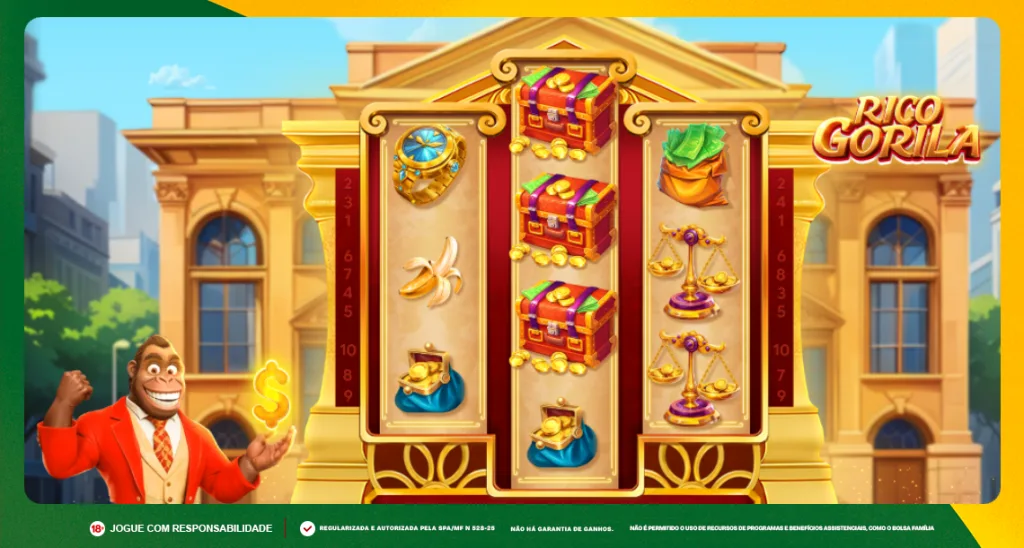 Imagem ilustrativa sobre o slot Rico Gorila