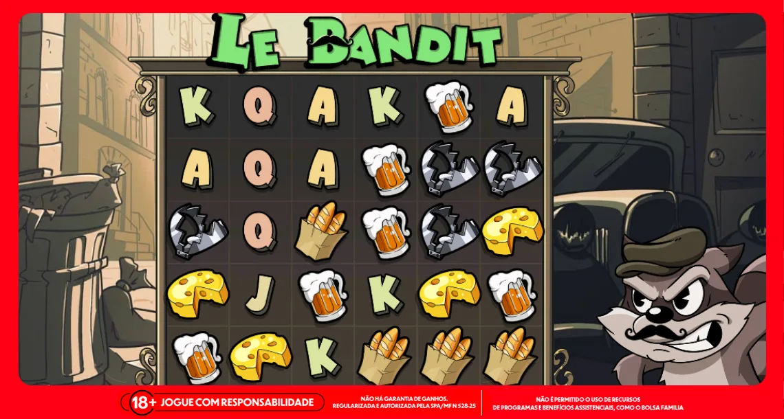 Imagem ilustrativa do jogo online de slot Le Bandit