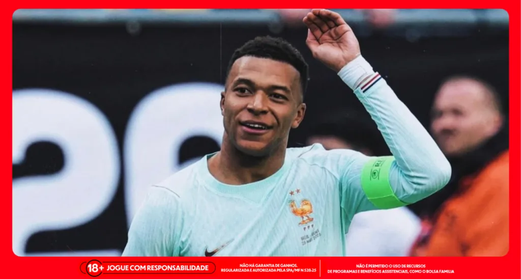 Imagem ilustrativa do atacante Mbappé da França. Foto: Instagram/Mbappé