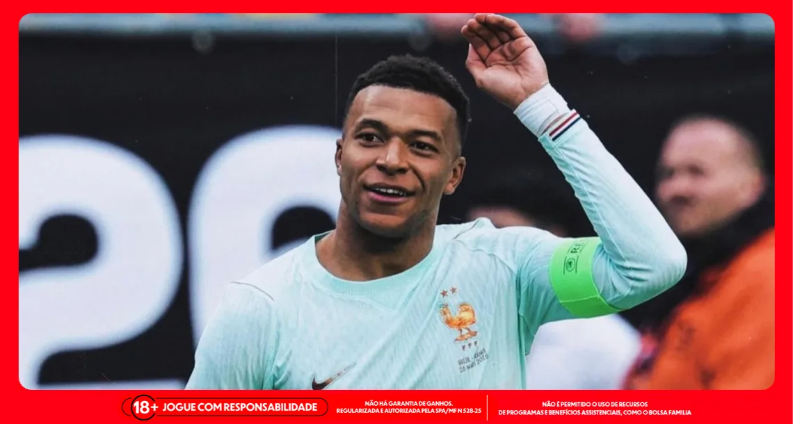 Imagem ilustrativa do atacante Mbappé da França. Foto: Instagram/Mbappé