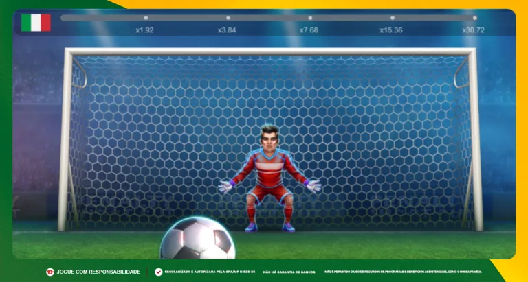 Imagem ilustrativa sobre o crash game Penalty Shoot Out