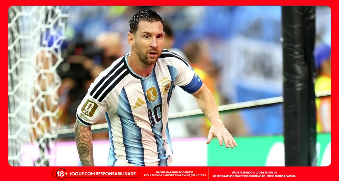 Foto ilustrativa de Messi, atacante da Argentina. Imagem: Instagram/Argentina