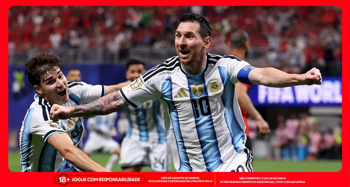 Foto ilustrativa de Messi, atacante da Argentina. Imagem: Instagram/Argentina