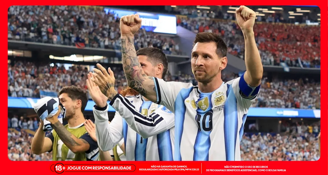 Foto ilustrativa de Messi, atacante da Argentina. Imagem: Instagram/Argentina