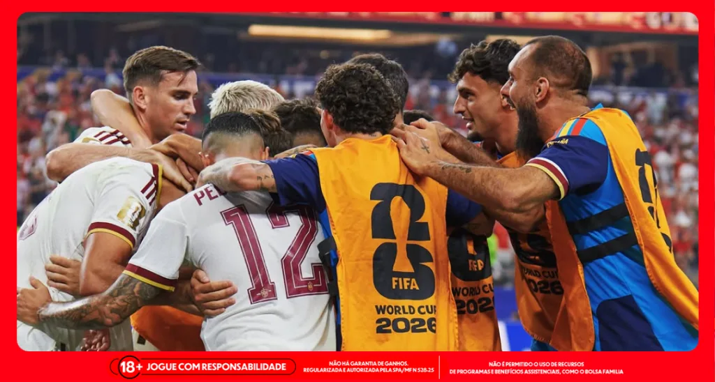 Imagem ilustrativa de jogadores da Espanha. Foto: Instagram/Espanha