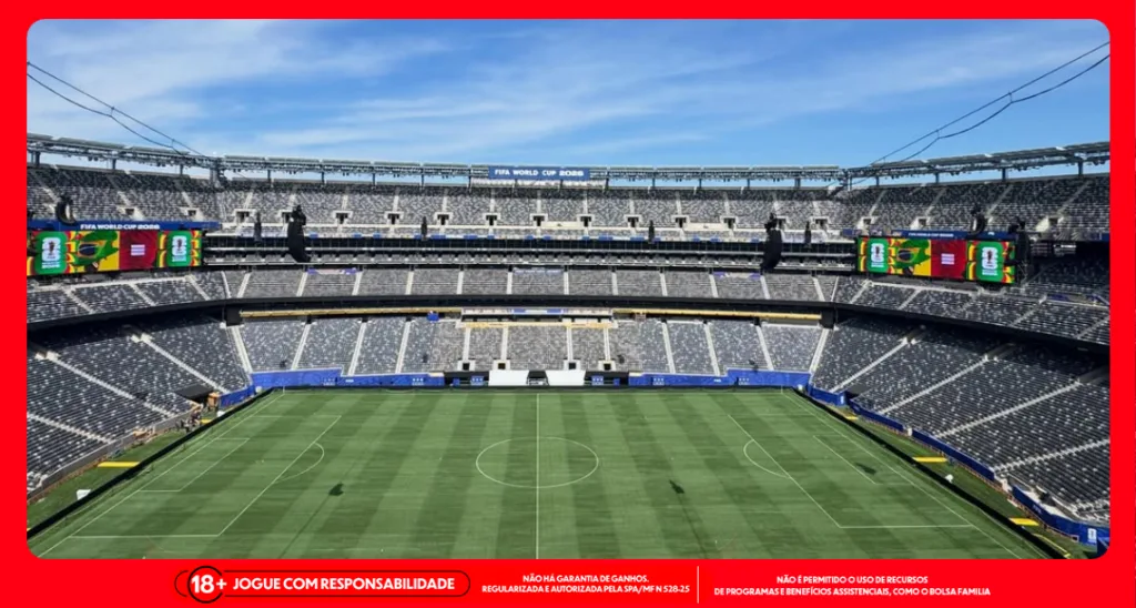 Foto ilustrativa do MetLife Stadium, local da final da Copa 2026. Imagem: Instagram/MetLife Stadium